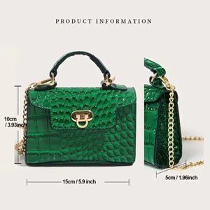 Small Crossbody Bag With Chain Strap